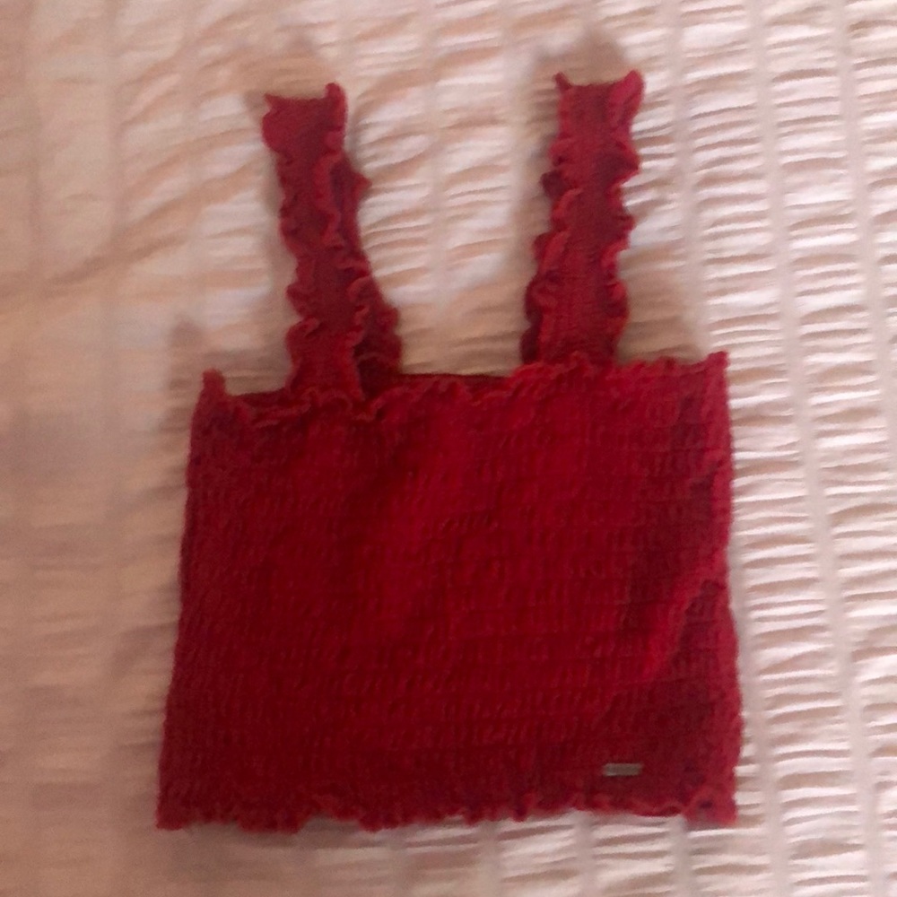 Hollister Ruffled Crop Top
